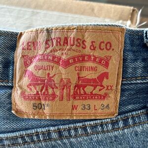 Levi's Classic Straight Fit Denim Jeans